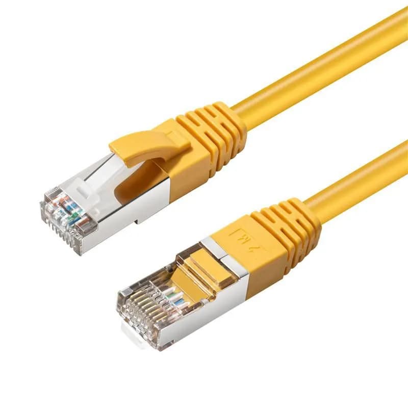 MicroConnect Cat6 S/FTP RJ45 10m -verkkokaapeli, keltainen