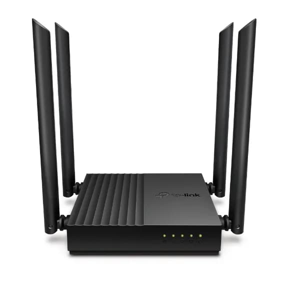 TP-Link Archer C64 -reititin, Wi-Fi 5, AC1200, Dual-band, musta
