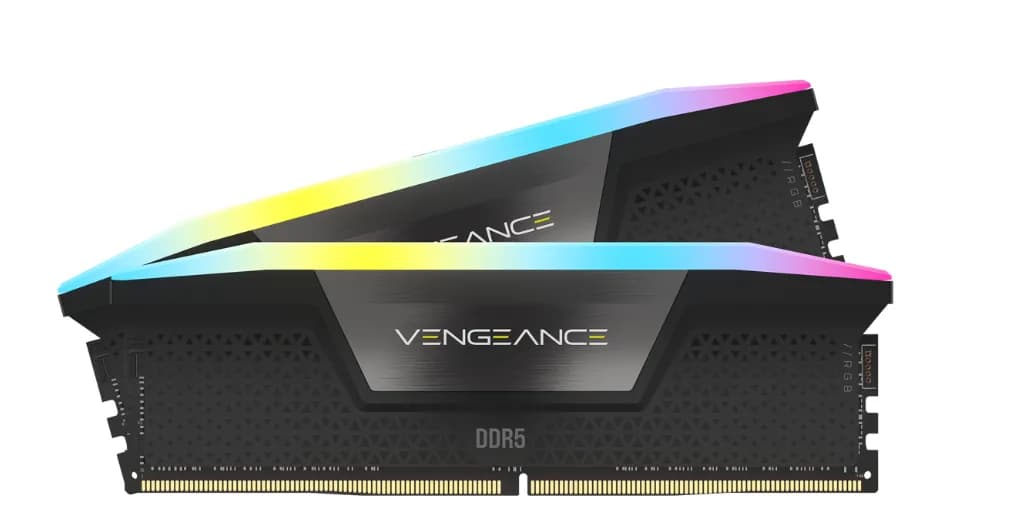 Corsair VENGEANCE RGB 64 Gt (2 x 32 Gt) DDR5 5200 MHz, CL40 -muisti (XMP)
