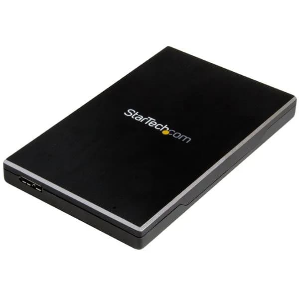 StarTech.com S251BMU313 2 Tt 2.5" USB 3.2 -ulkoinen HDD-kotelo, musta