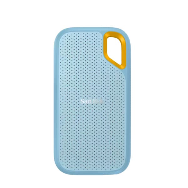 SanDisk Extreme Portable 2 Tt USB-C -ulkoinen SSD, iskunkestävä, laitteistosalaus, sininen