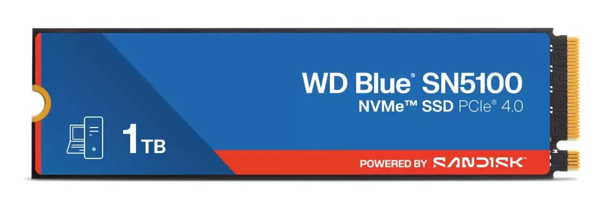 WD Blue 1 Tt M.2 PCIe 3.0 NVMe -SSD-levy
