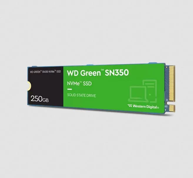WD Green SN350 250 Gt M.2 PCIe 3.0 NVMe -SSD-levy
