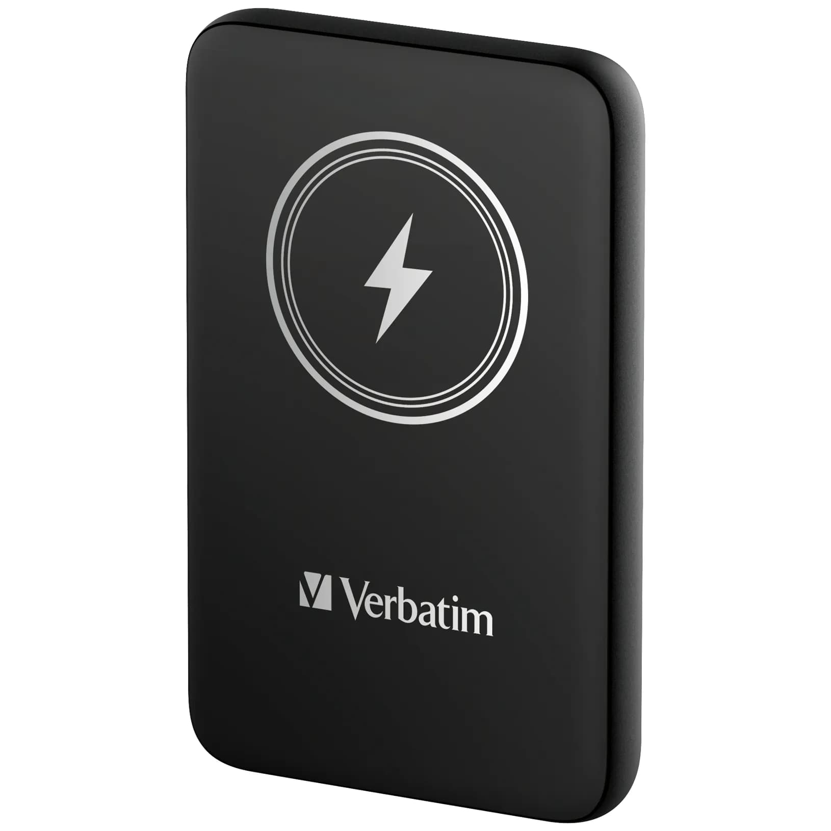 Verbatim Charge 'n' Go 10000 mAh, 15W - magneettinen langaton varavirtalähde, Musta