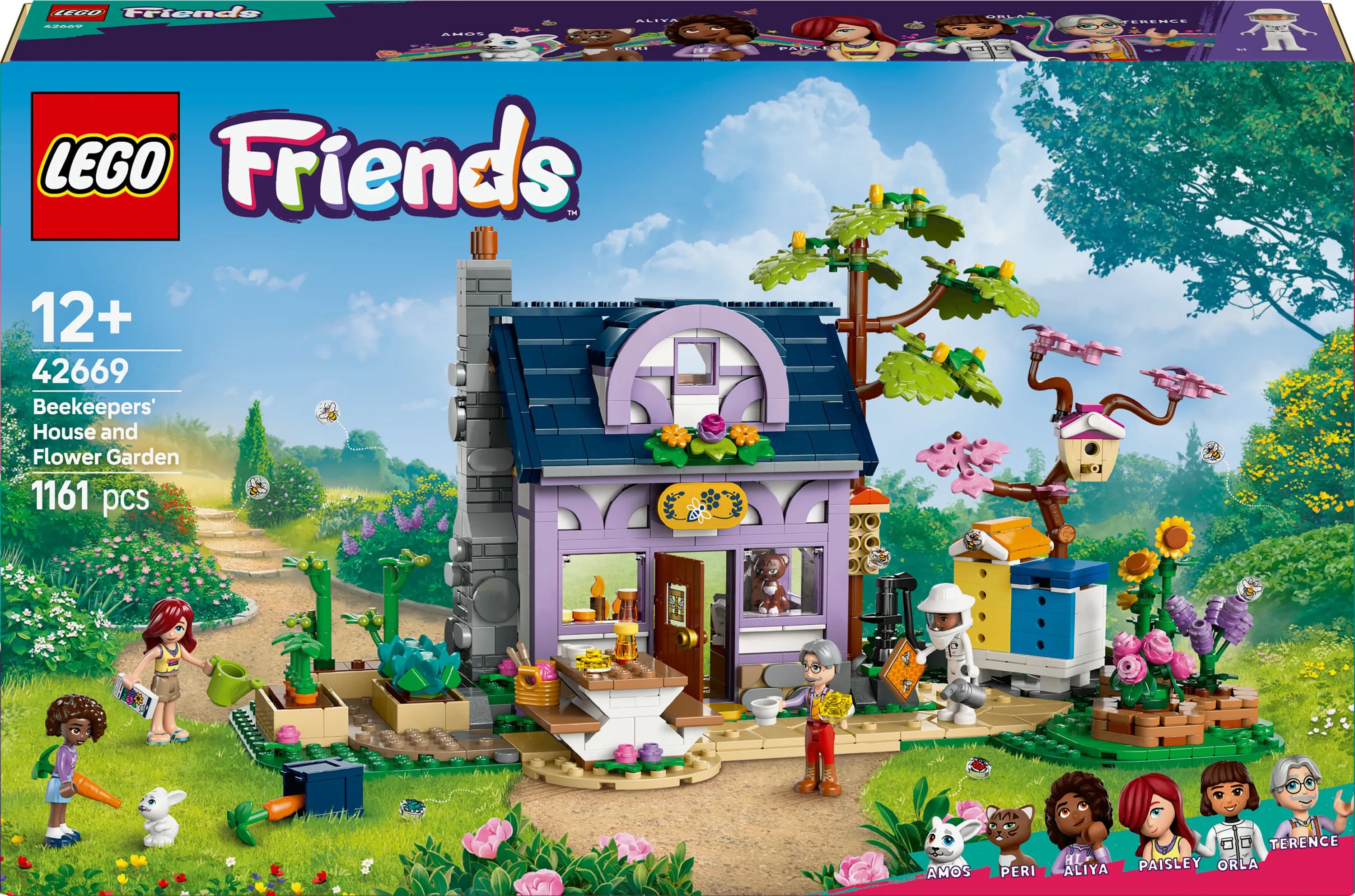LEGO Friends Mehiläishoitajien talo ja kukkiva puutarha 42669