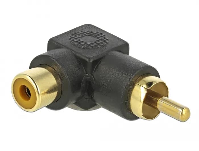 RCA Adapter male to female angled