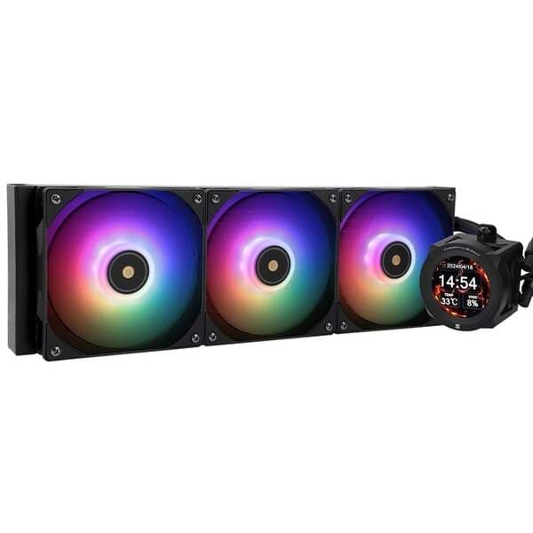 Thermalright Core Vision 360 360mm ARGB -nestejäähdytin, musta