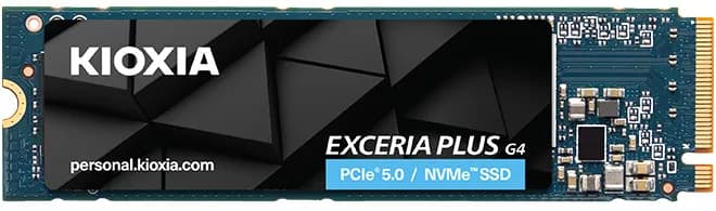 KIOXIA EXCERIA PLUS G4 1 Tt M.2 PCIe 5.0 NVMe -SSD-levy