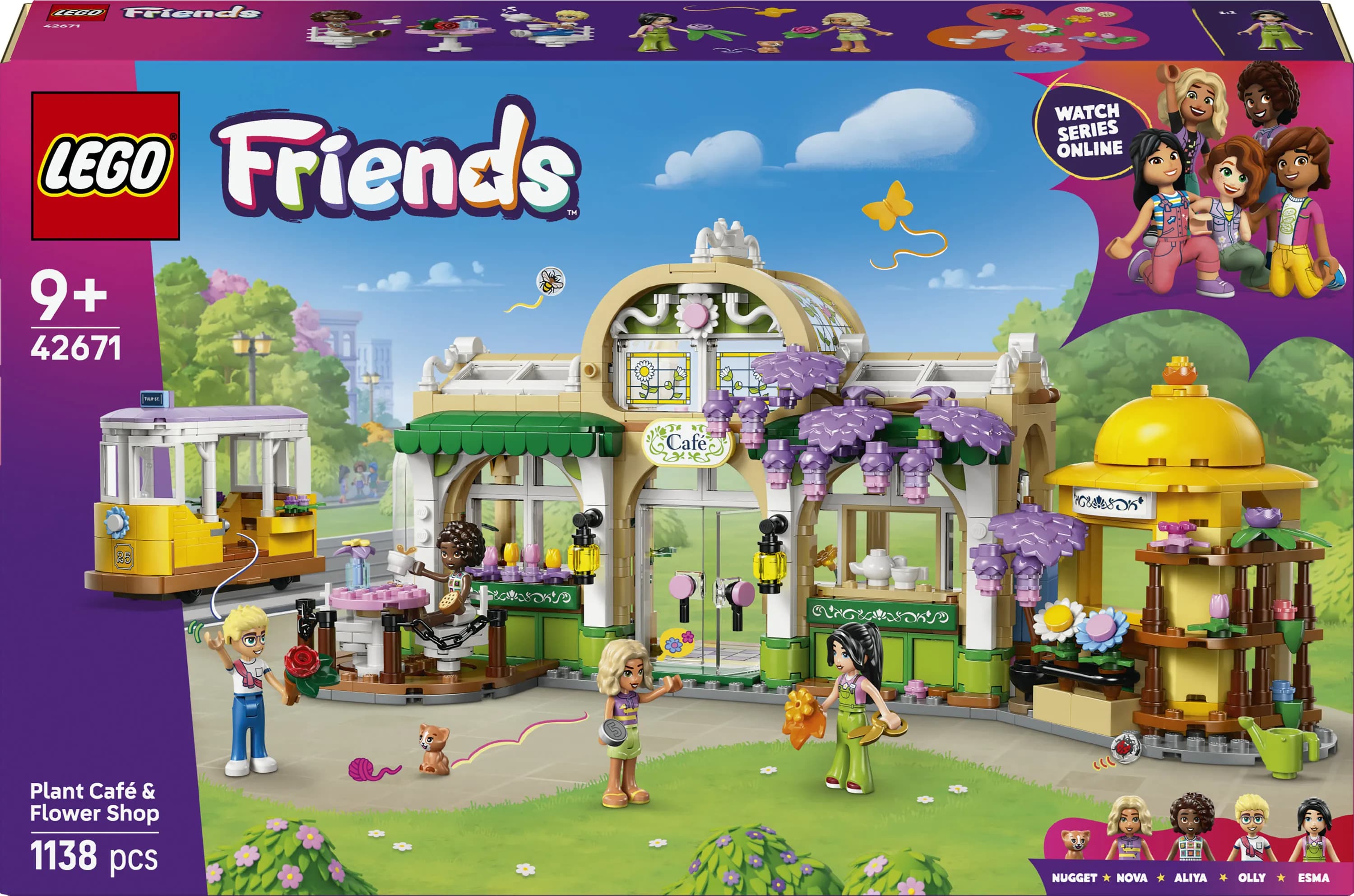 LEGO Friends Kasvikahvila ja kukkakauppa 42671