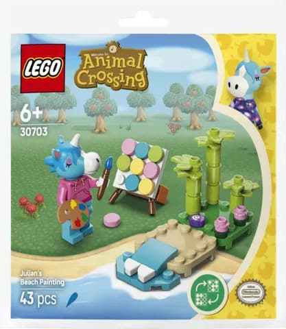 LEGO Animal Crossing Julian ja rantamaalaus 30703
