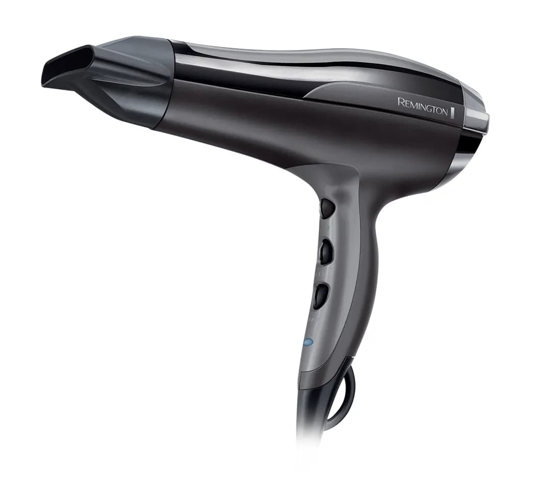 Remington PRO-Air Turbo D5220, 2400 W -hiustenkuivaaja, musta