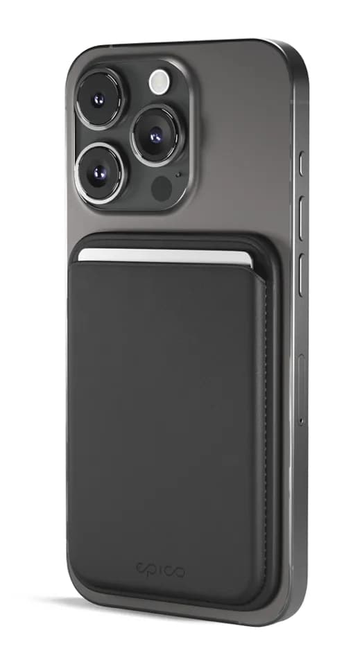 Epico Mag+ Leather Wallet - black