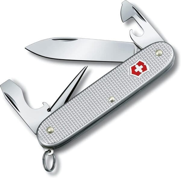 Victorinox Pioneer Alox Striate -taskumonitoimityökalu, harmaa, 93 mm