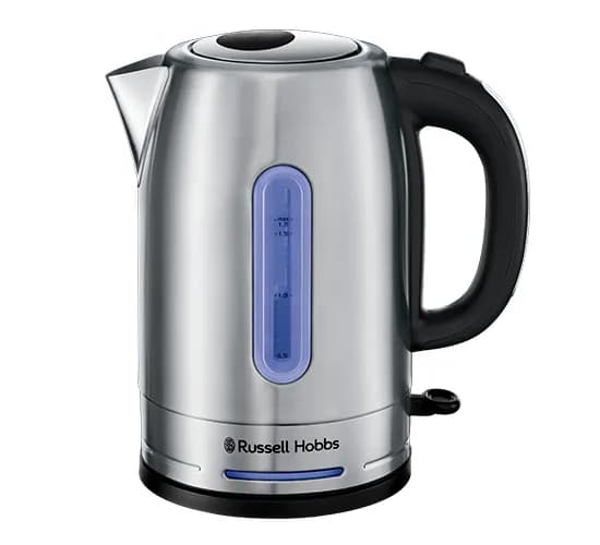 Russell Hobbs Quiet -vedenkeitin, 1,7 l, 2400 W, ruostumaton teräs