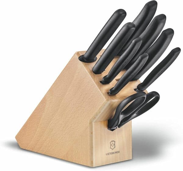 Victorinox Classic -veitsitukkisetti, 9 osaa, pyökki/musta