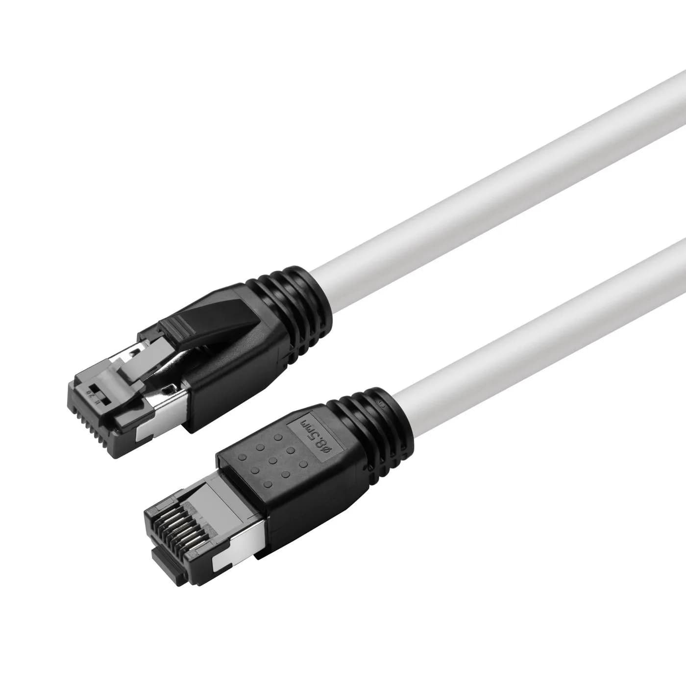 MicroConnect Cat8.1 S/FTP RJ45 1.5m -verkkokaapeli, valkoinen