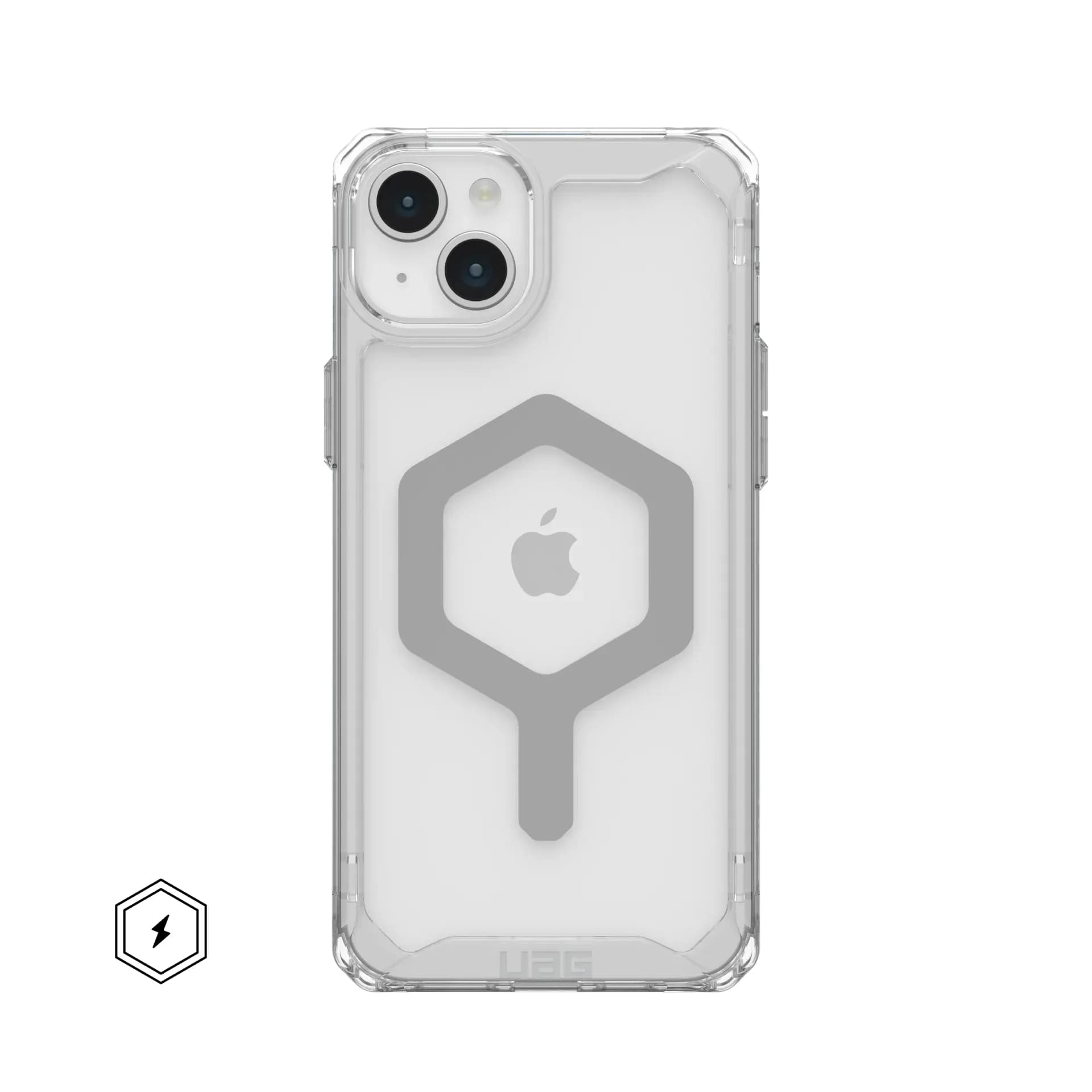 UAG Plyo MagSafe, iPhone 15 Plus -suojakuori, Ice/White