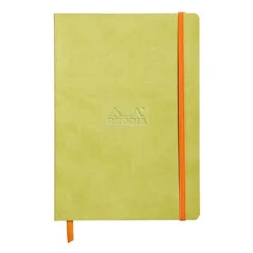 Rhodiarama soft A5 anise ruled ivory