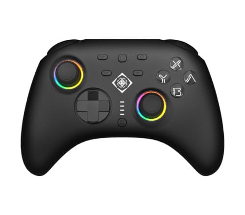 Langaton Switch 2 -ohjain, jossa on C-painike, RGB-valaistus ja makropainikkeet – musta