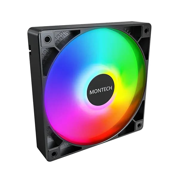 Montech GF120 ARGB PWM (B) 120 mm kotelotuuletin - Musta