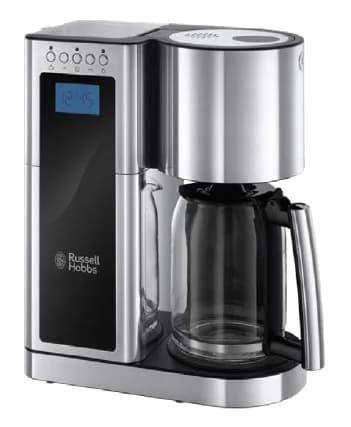 Russell Hobbs Elegance -kahvinkeitin, Musta, Ruostumaton teräs