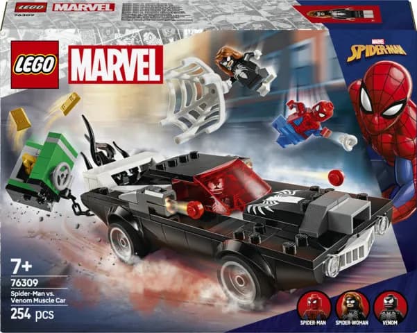 LEGO Marvel Spider-Man vastaan Venom-muskeliauto 76309