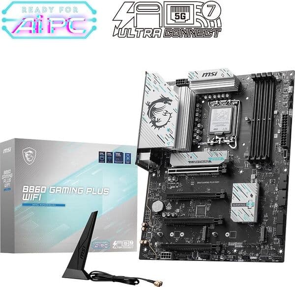 MSI B860 GAMING PLUS WiFi 7 LGA 1851 ATX -emolevy