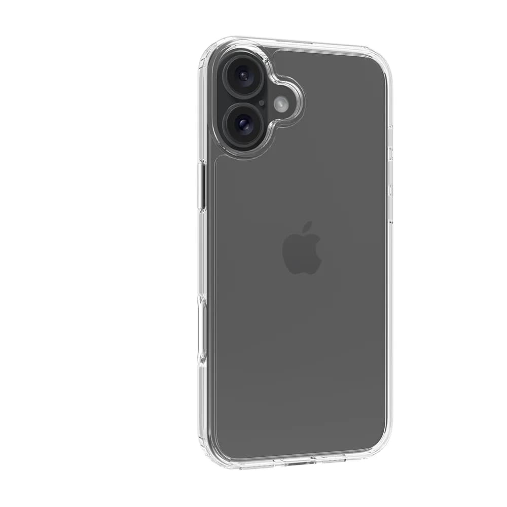 Screenor Bumper, iPhone 16 Plus -suojakuori, Läpinäkyvä