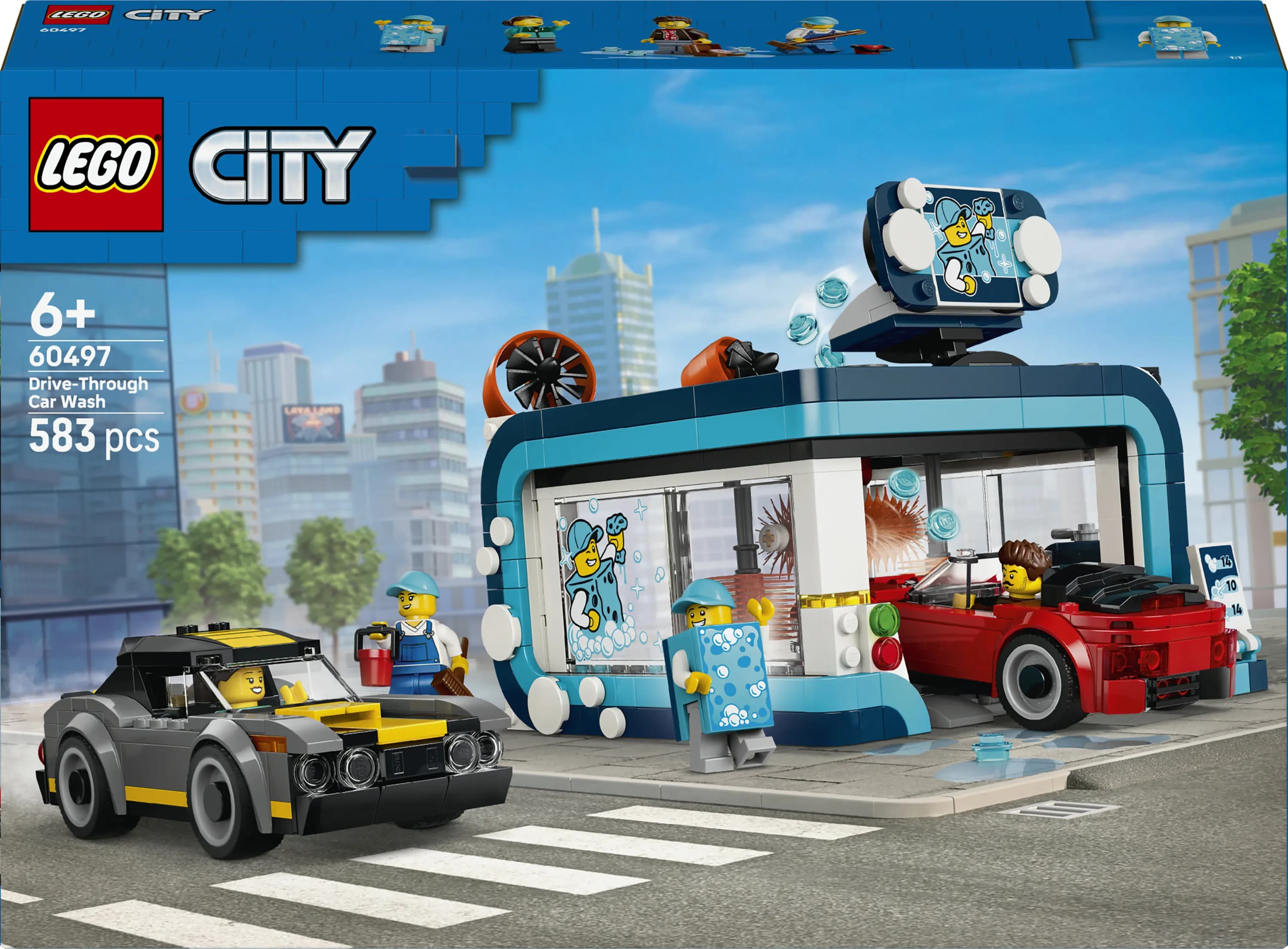 LEGO City Läpiajettava autopesula 60497