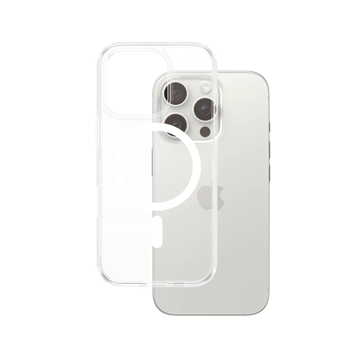 PanzerGlass iPhone 16 Pro HardCase MagSafe -suojakuori, Valkoinen
