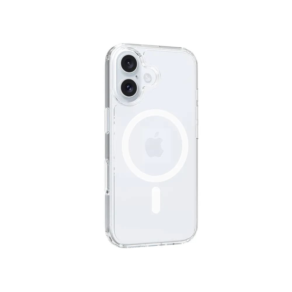 Screenor Bumper MagSafe, iPhone 16 -suojakuori, Läpinäkyvä