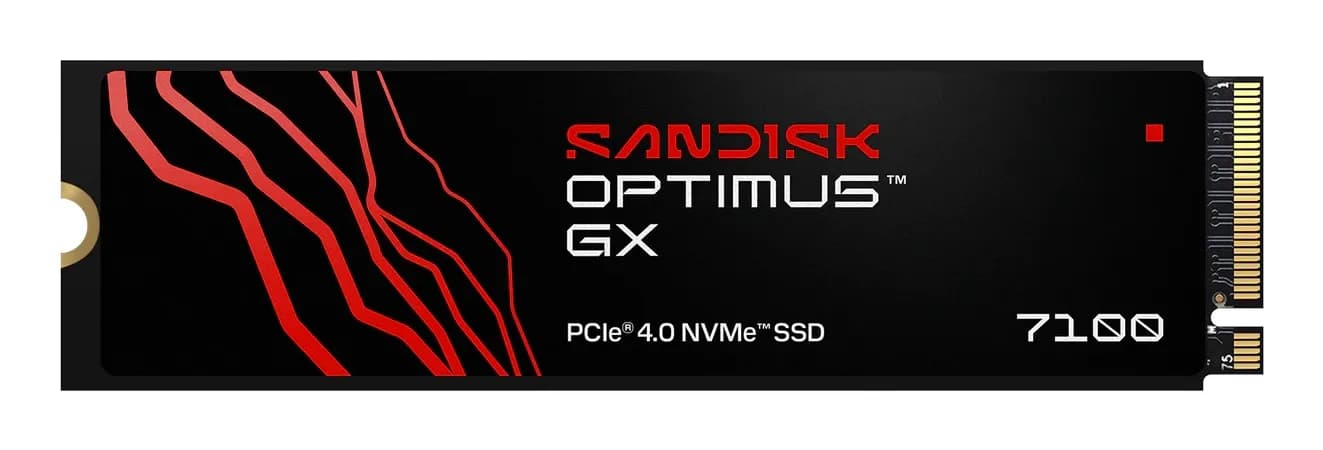 SanDisk Optimus GX 7100 500 GB PCI Express 4.0 x4 NVMe M.2 sisäinen SSD