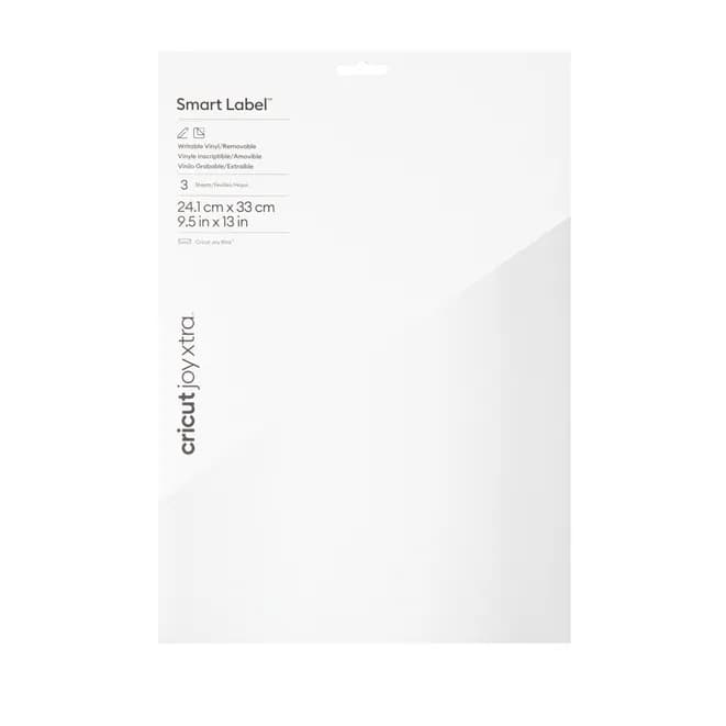 Cricut Joy Xtra Smart Label Writable Vinyl Removable White 3-pack 33cm