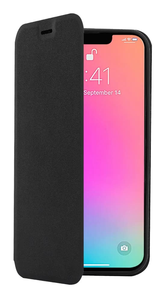 Screenor iPhone 16e -lompakkokotelo, Musta