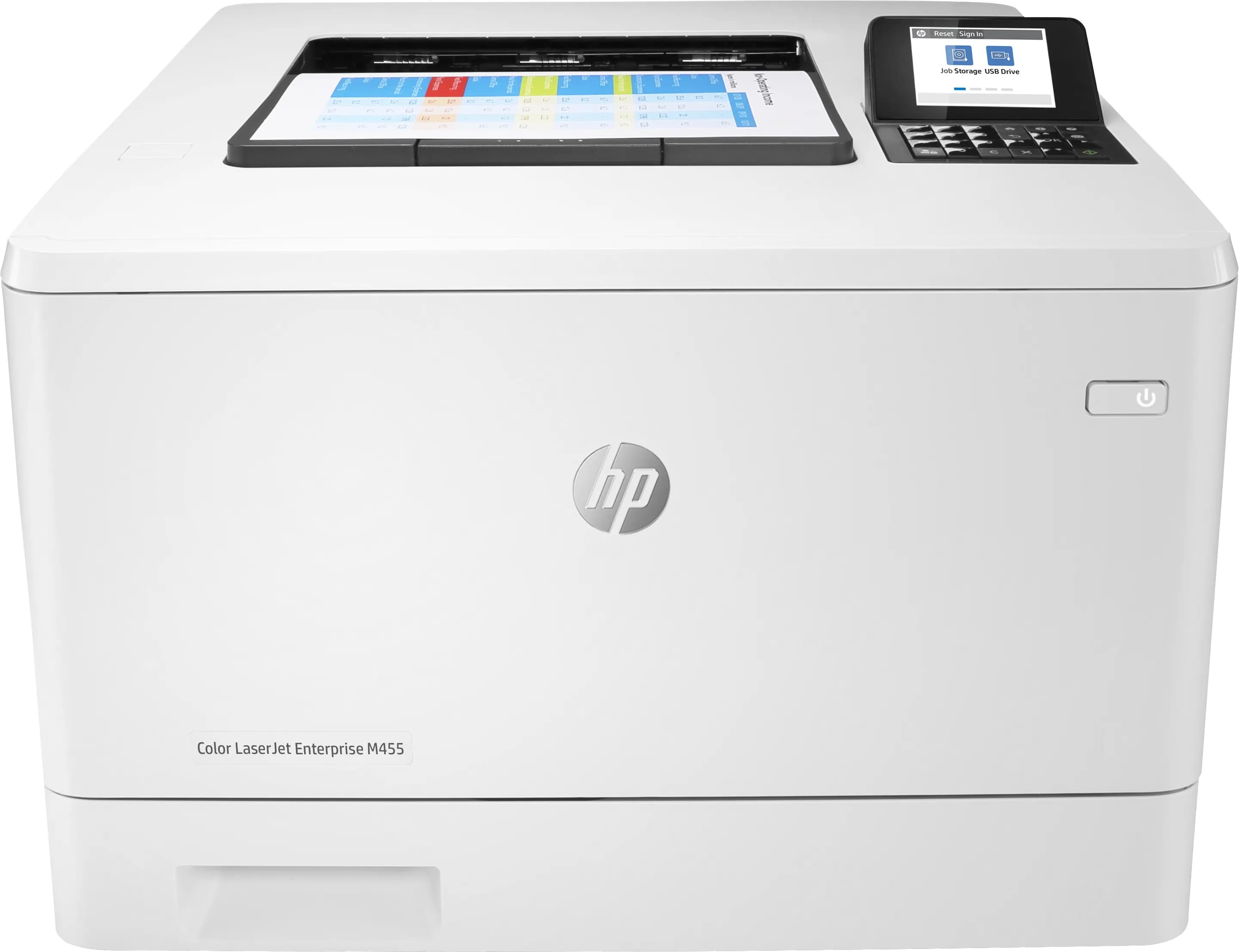 HP Color LaserJet Enterprise M455dn - Tulostin - väri - Dupleksi - laser - A4/Legal - 600 x 600 pistettä/tuuma - jopa 27 sivua/min (mono) / asti 27 si