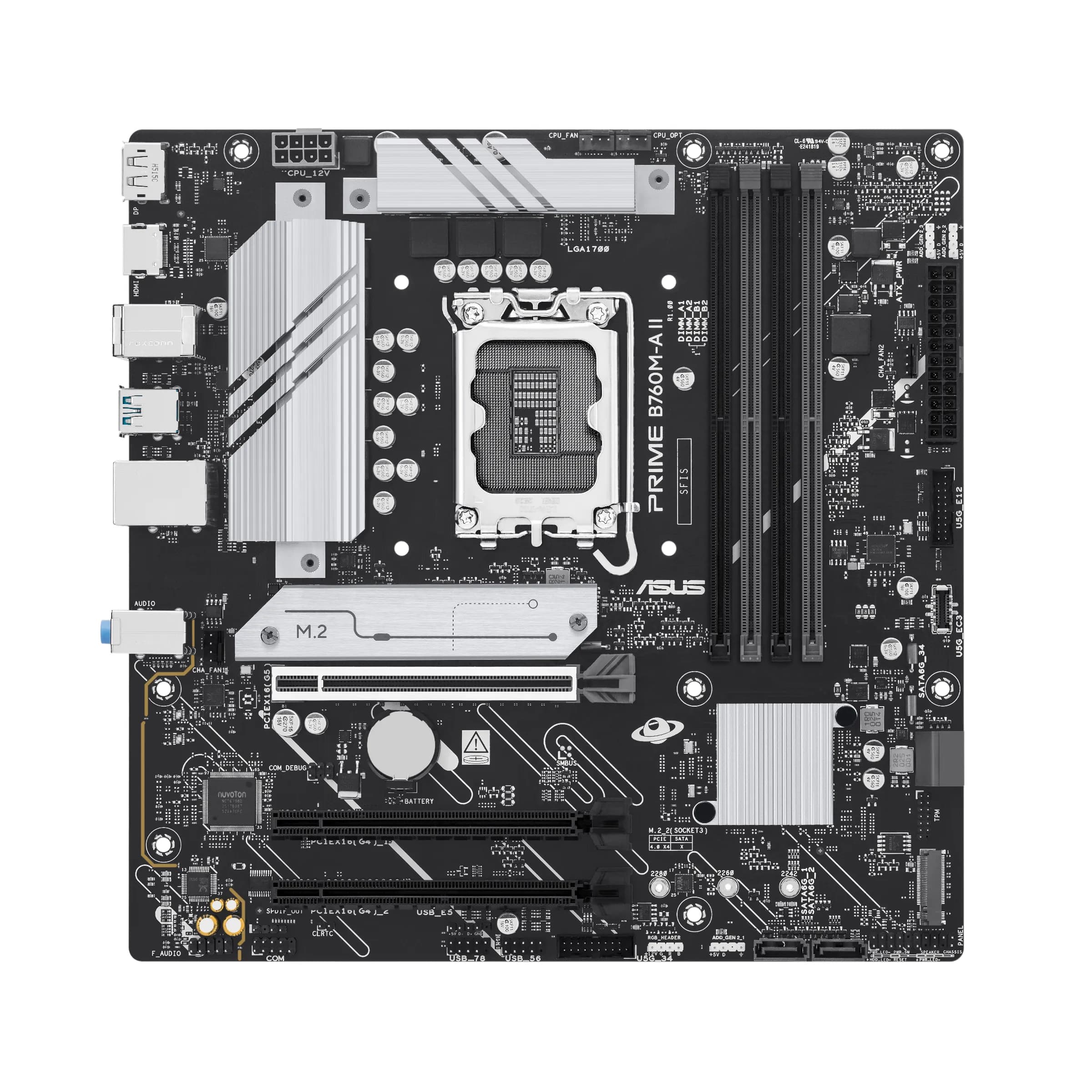 ASUS PRIME B760M-A II-CSM DDR5 LGA1700 mATX -emolevy