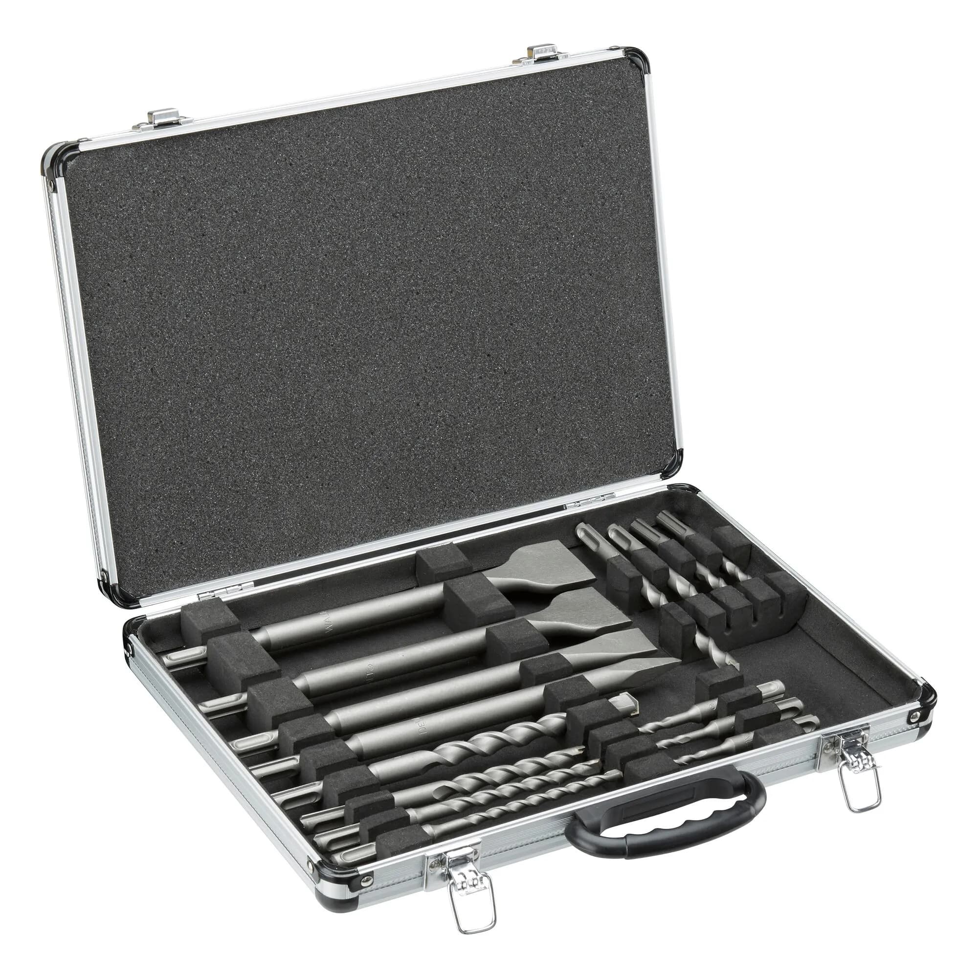 DeWALT DT9679-QZ - sds plus 15 piece drill and chisel set in alu case