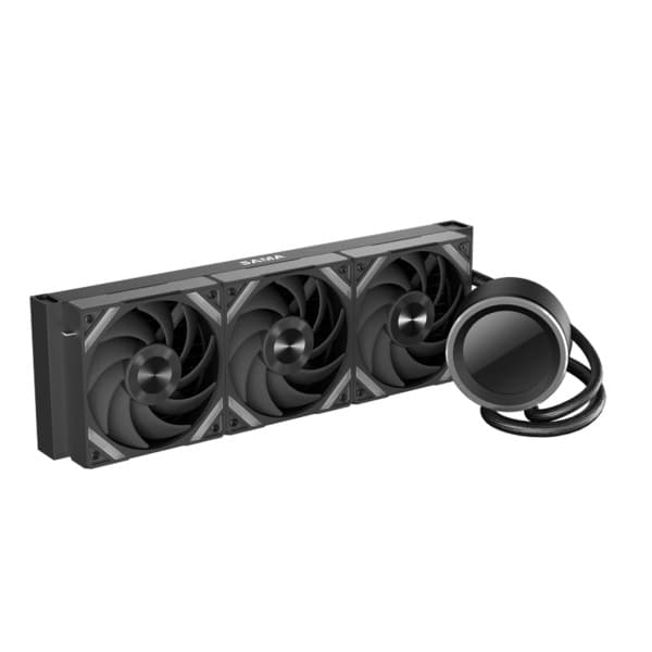 SAMA Q60 Musta LCD ARGB 360mm CPU-nestejäähdytin