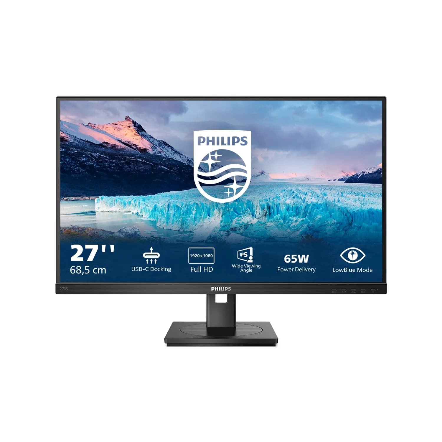 Philips 273S1/00 27" Full HD, IPS -näyttö, USB-C hub