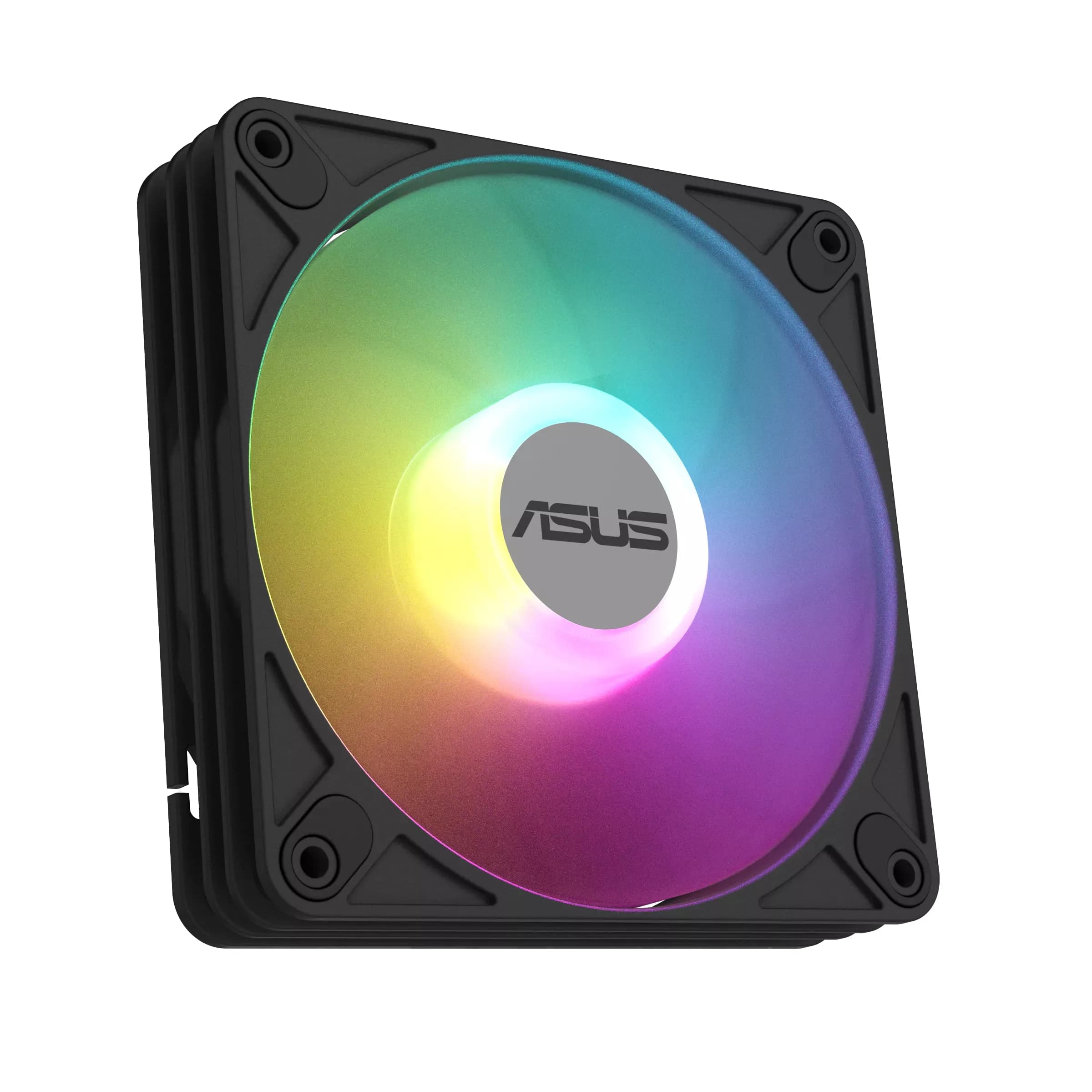 Asus AR120 PWM ARGB -tuuletin, hydraulinen laakeri, 120 mm, musta