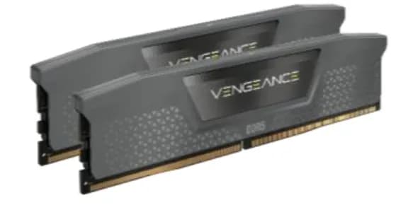 Corsair VENGEANCE 32 Gt (2 x 16 Gt) DDR5 6000 MHz, CL36 -muisti, harmaa (XMP)