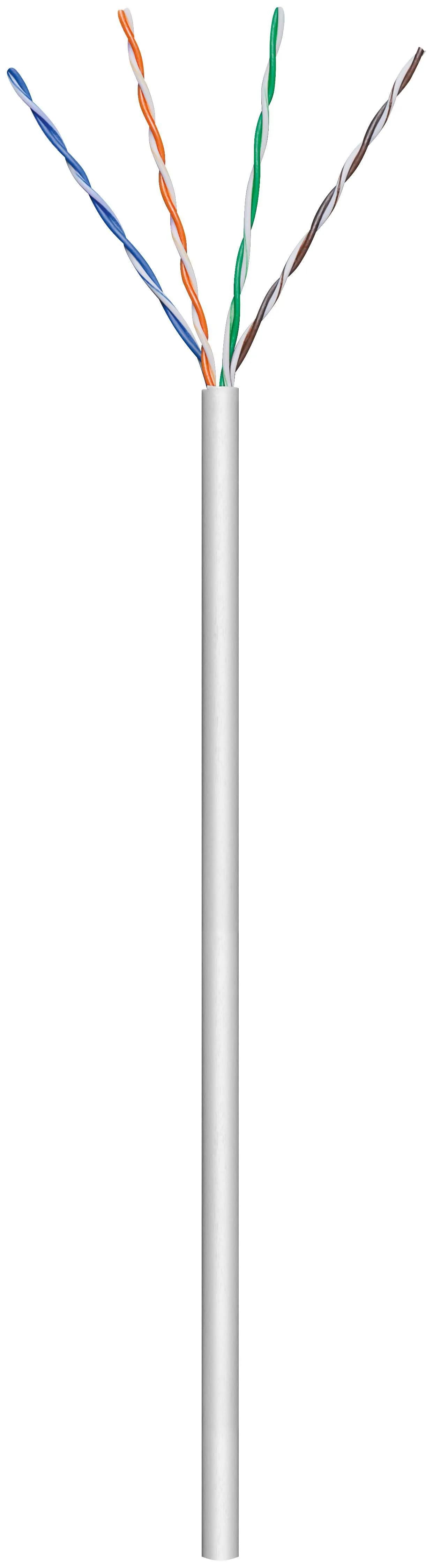 MicroConnect Cat5e UTP 100m -verkkokaapeli, harmaa