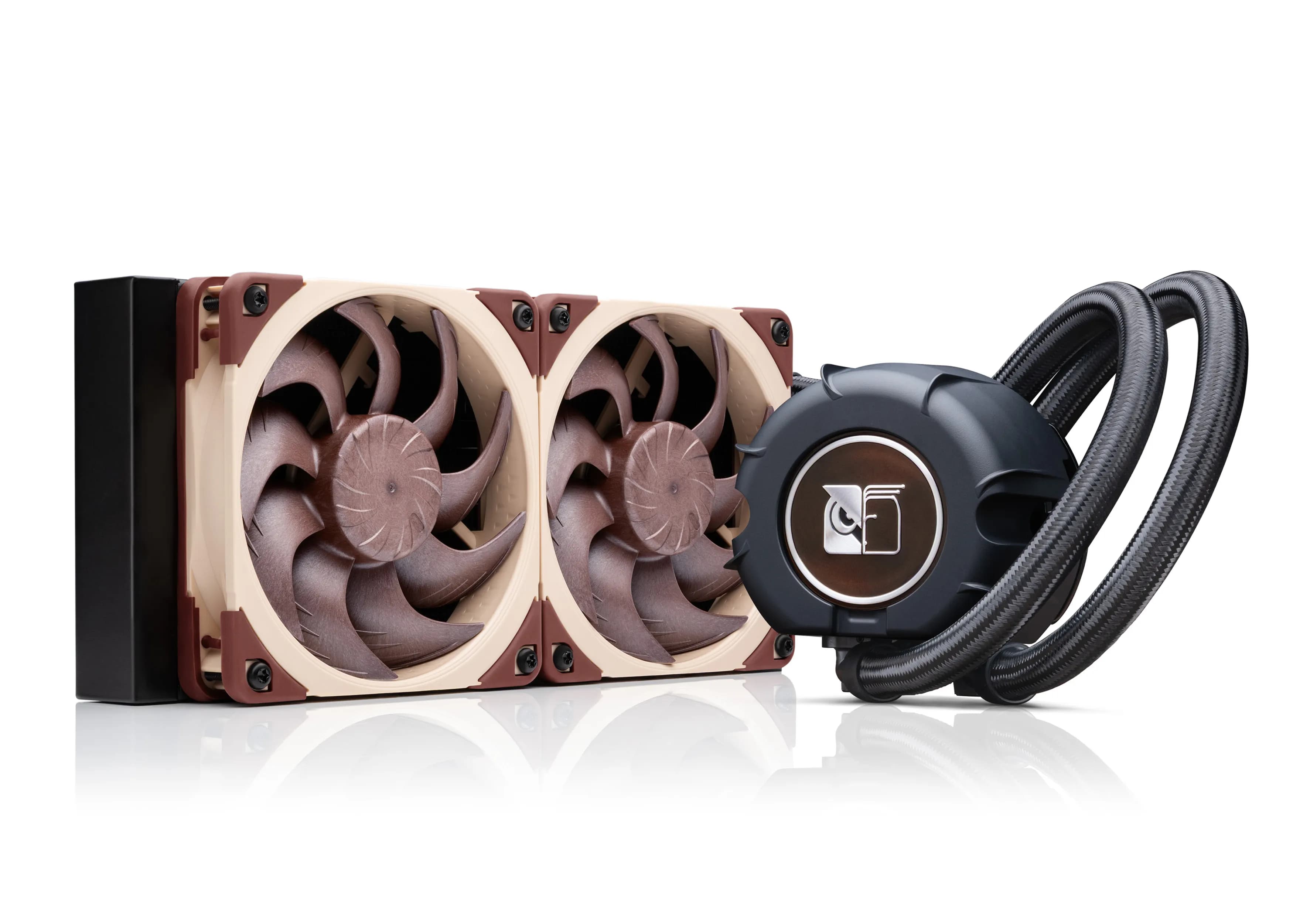 Noctua NL-LC1-24 240 mm nestejäähdytysjärjestelmä prosessorille, ruskea / beige