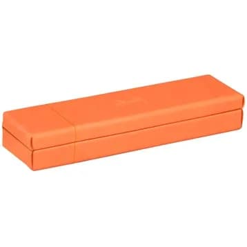 Rhodiarama pencil box 21x5,5x3cm Tangerine