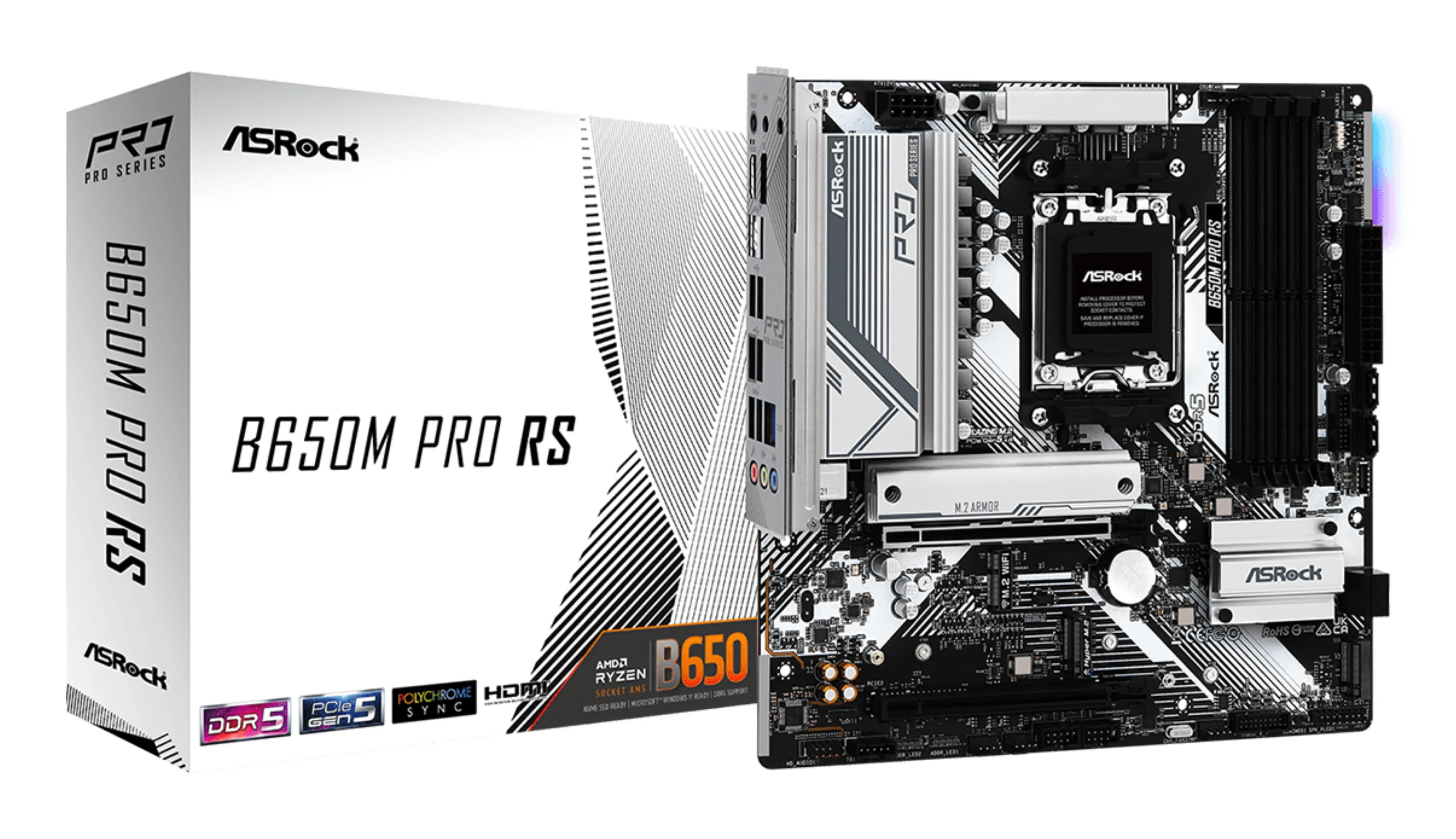 ASRock B650M PRO RS AM5 mATX -emolevy