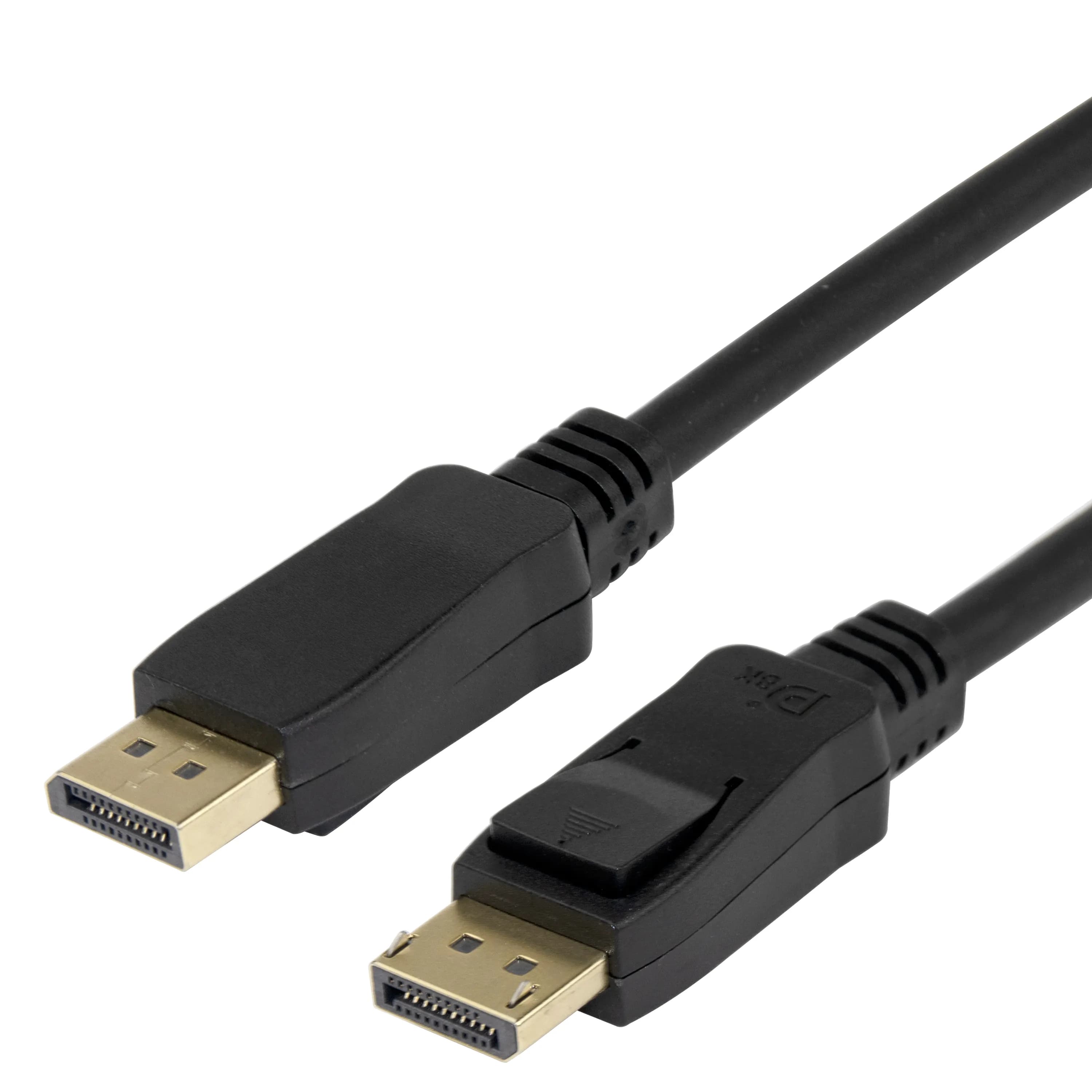 Deltaco DisplayPort 1.4 Flexible -kaapeli, jossa 8K, 1 m, musta