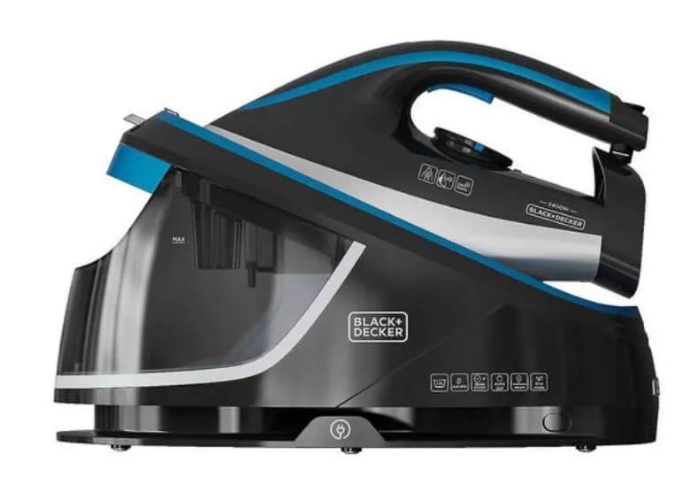Black+Decker ES9180260B -höyrysilityskeskus, 2400 W, 5 bar, 1,5 l, musta