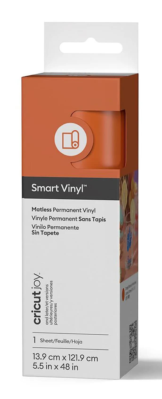 Cricut Smart Vinyl Permanent Joy14x122cm 1 sheet (Mat Oange)