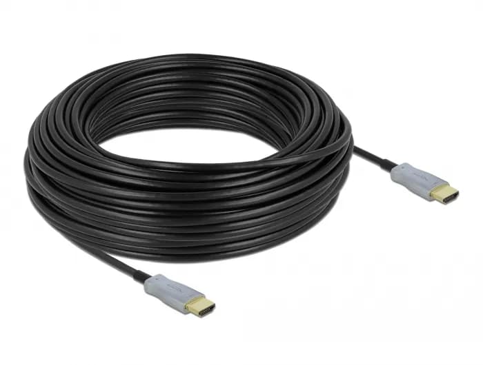 DeLOCK Active Optical HDMI 2.0 -kaapeli, jossa 4K, 30 m, musta