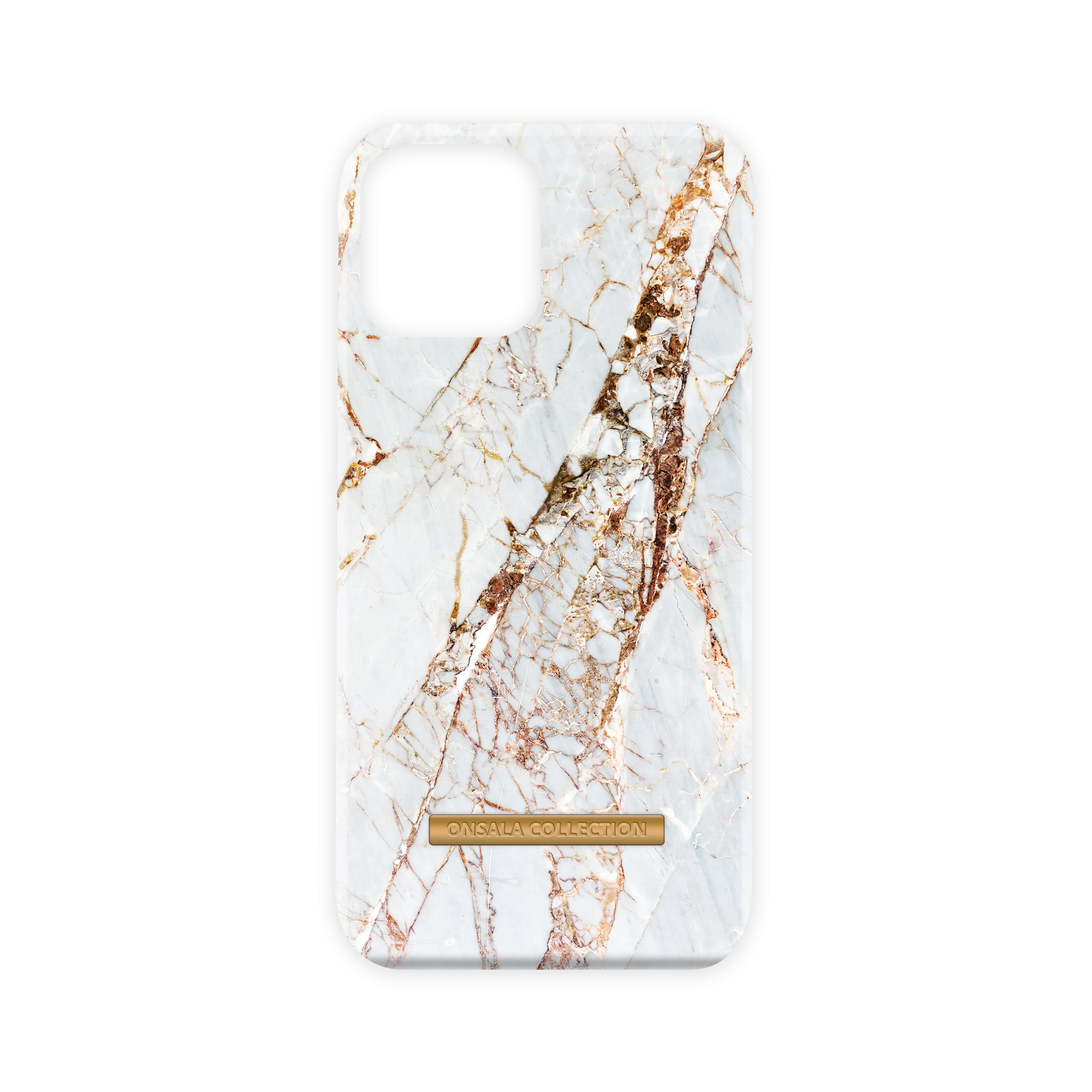 ONSALA COLLECTION Mobilskal Soft White Rhino Marble iPhone 13 Pro Max